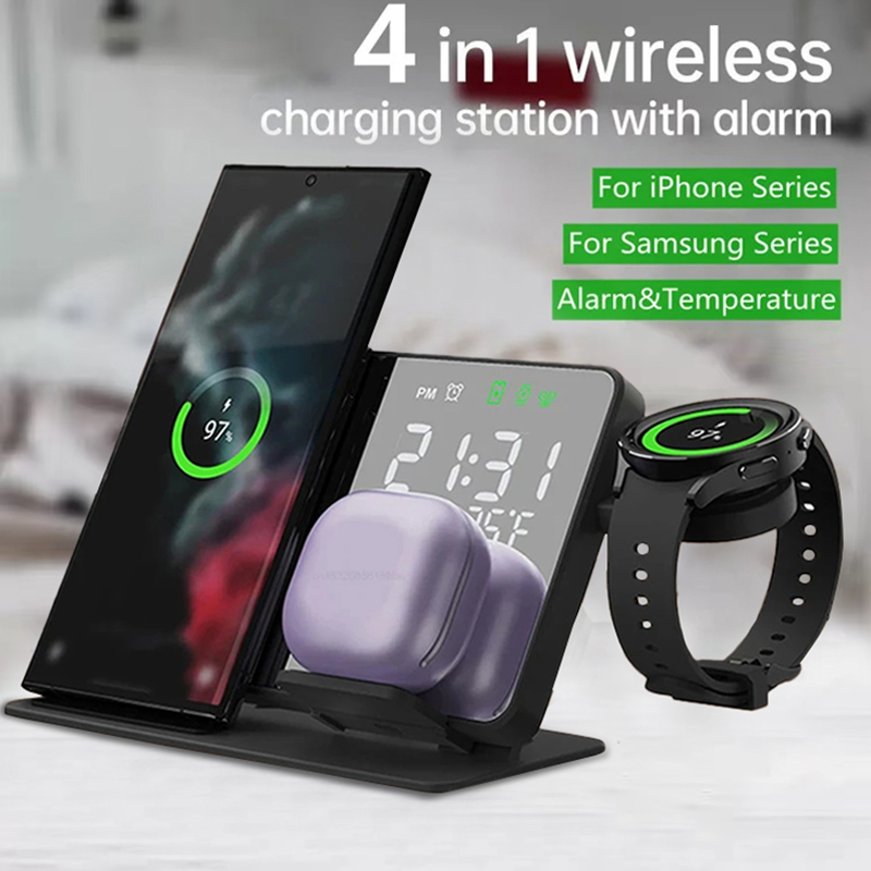 Watch Charger Cable - Wireless Charger Alarm Clock Stand Fast
