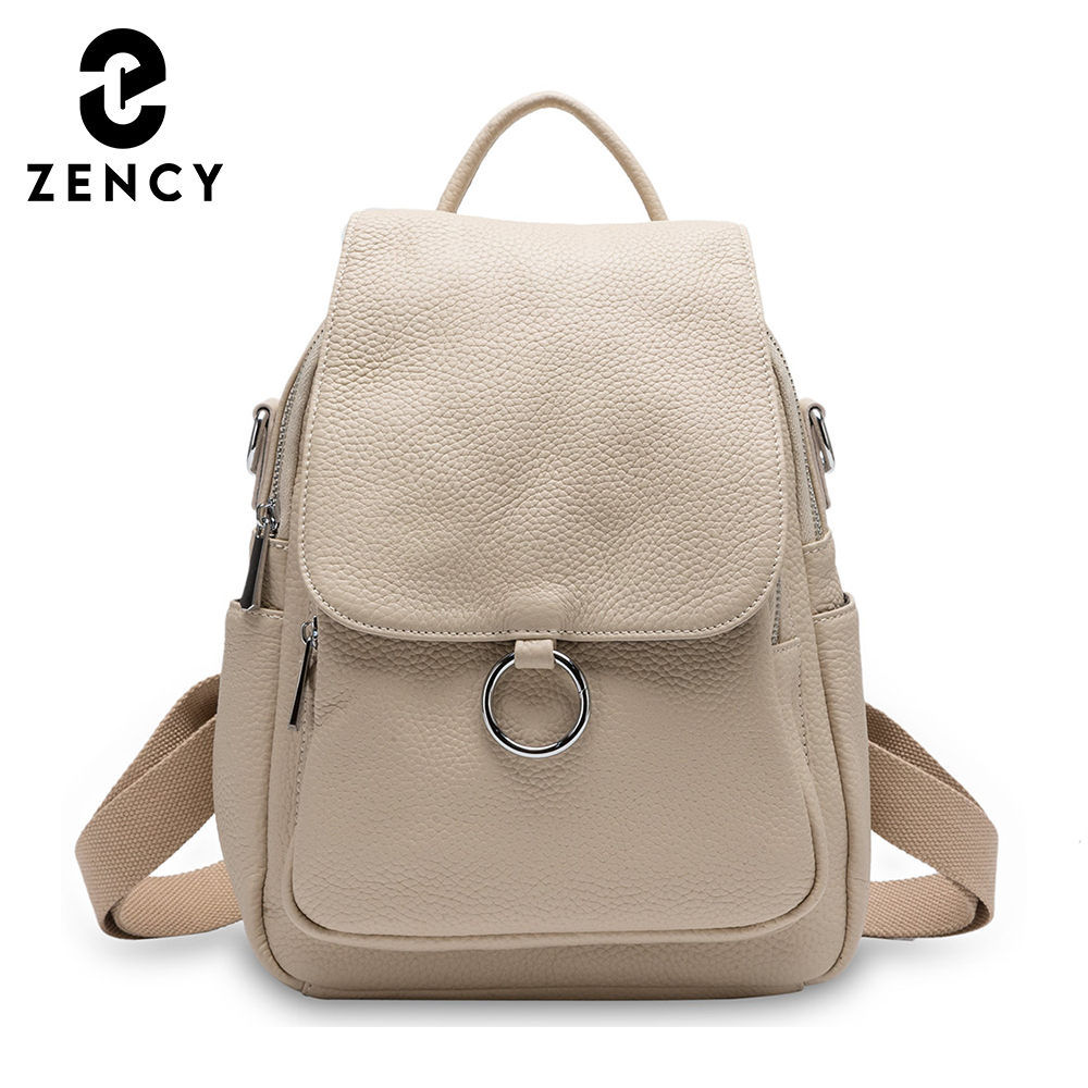 Leather Classic Strap - Zency New Fashion Women Backpack 100%