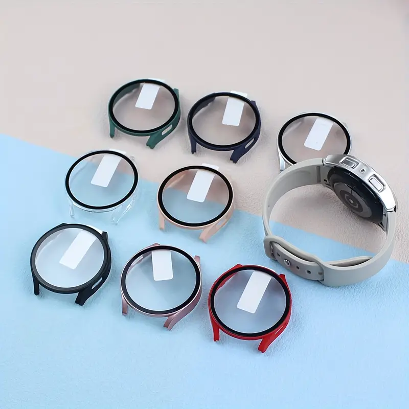 Accessories With Watch - Tempered Glass+PC Case for Samsung Galaxy