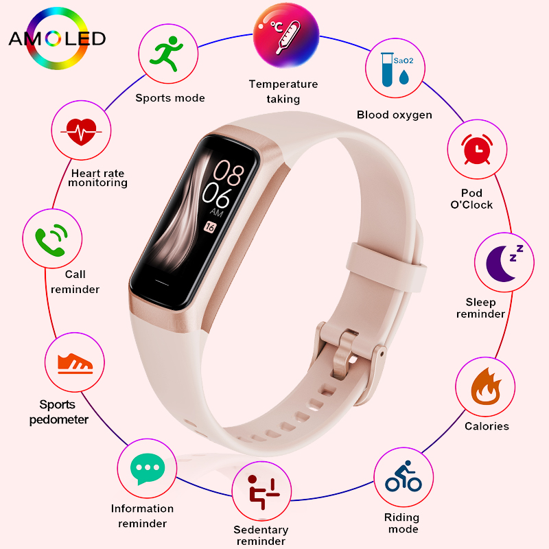 Android Smartwatch Accessories - FOXBOX Smart Watch Men Fashion Ladies