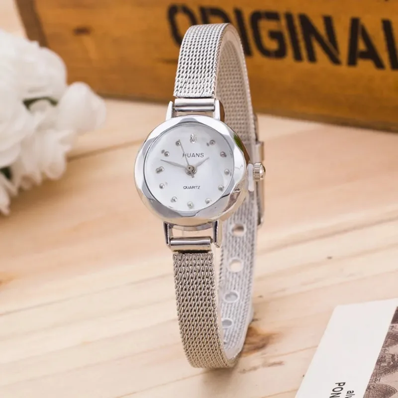Stainless Mesh Band - Women's Stainless Steel Mesh Band Watch