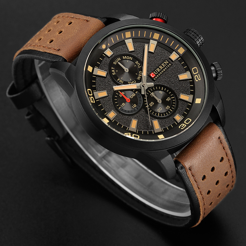 Smartwatch Guess - CURREN 8250 Men's Waterproof Casual Three-Hand