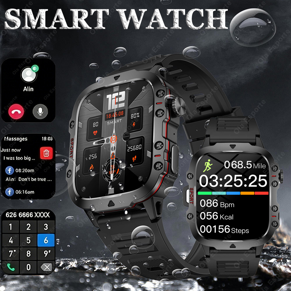 Android Smartwatch Accessories - New Outdoor Military GPS Smart Watch