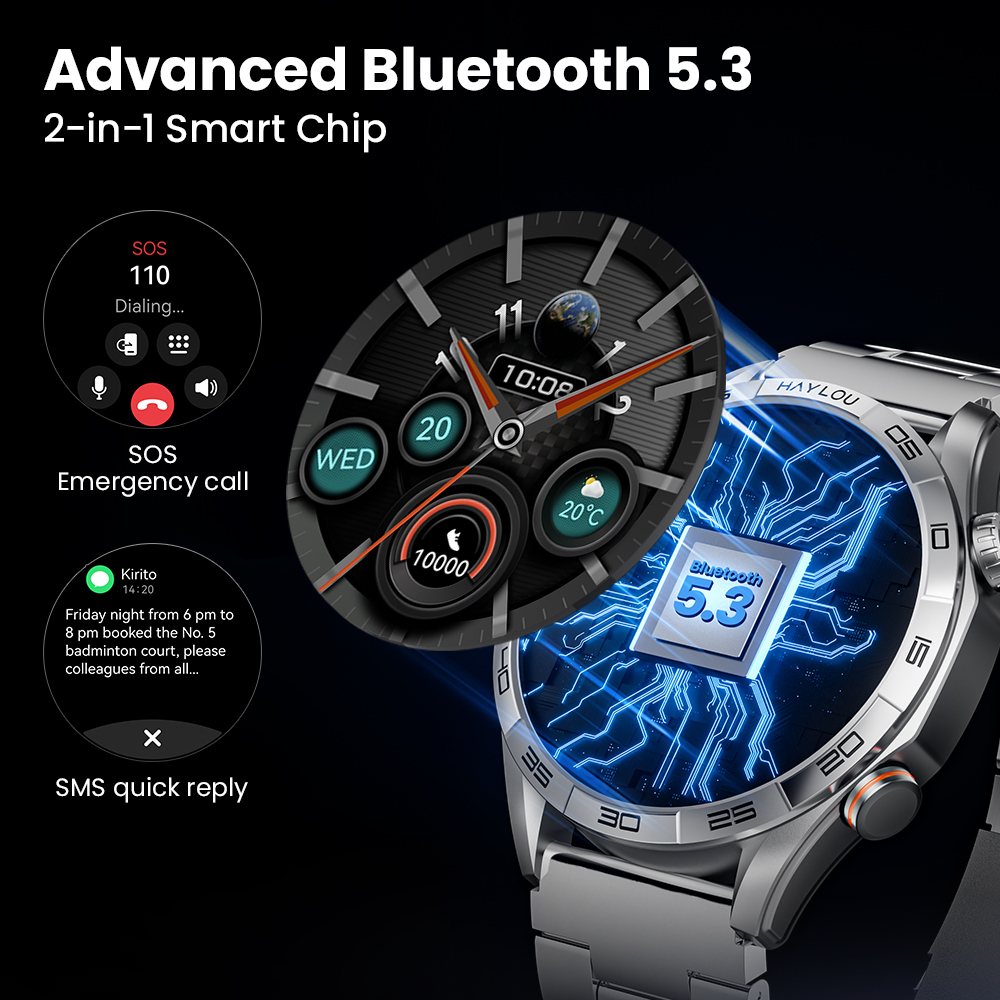 HAYLOU Solar 5 Voice Calling S – обзор и цена Smartwatch Face