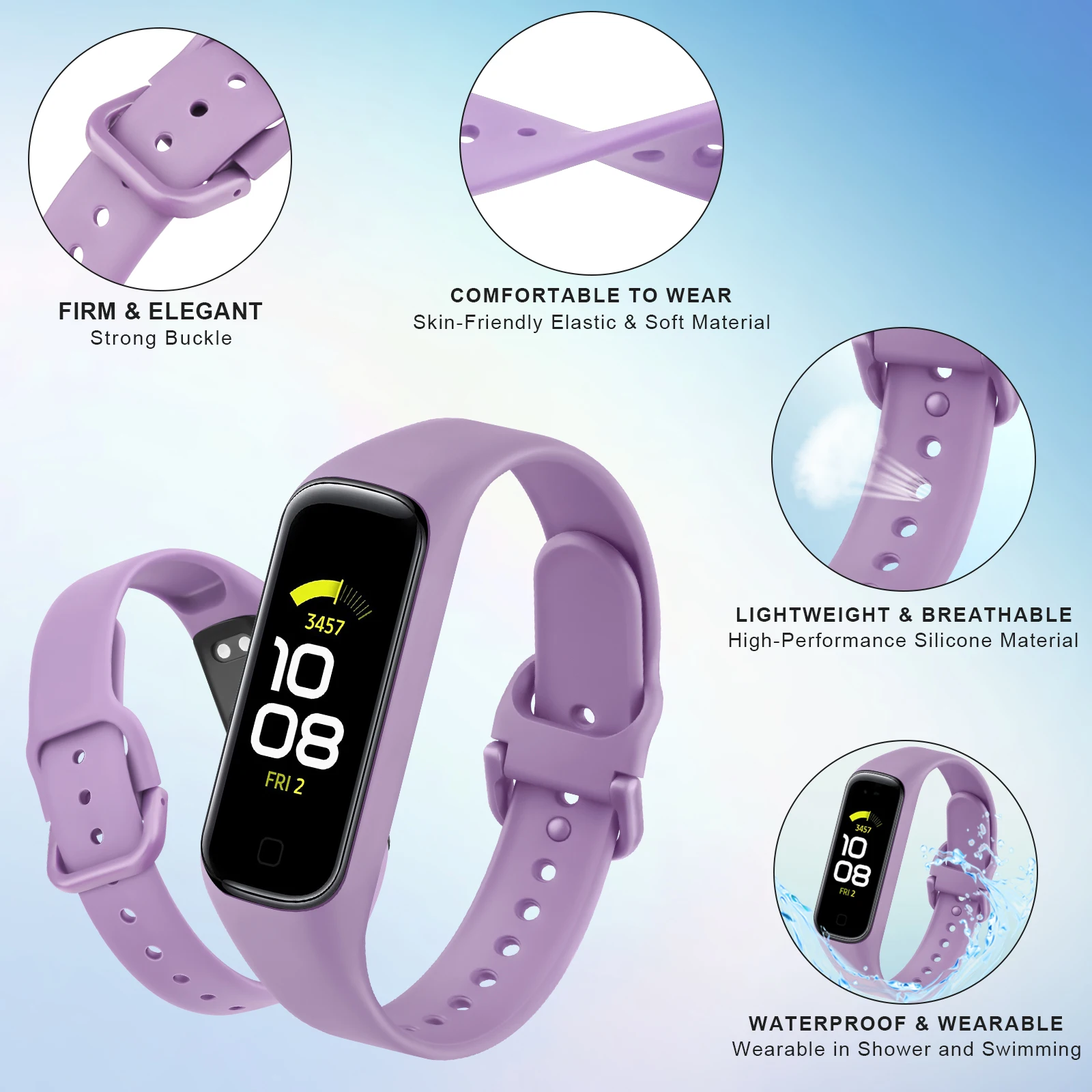 Soft Silicone Strap For Samsun – обзор и цена Silicone Band Replacement