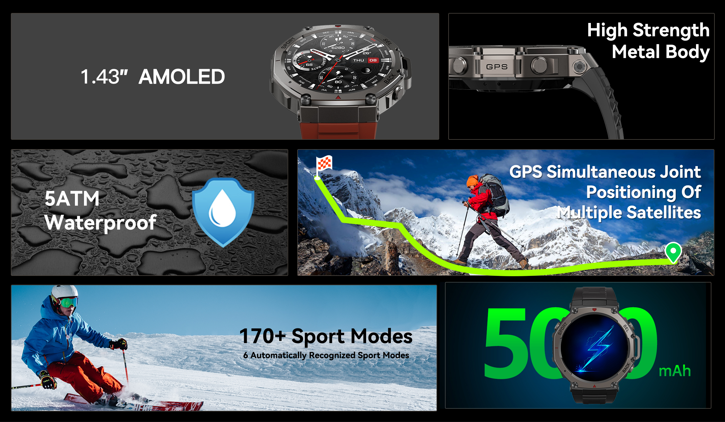 North Edge T-Rex Ultra GPS Sma – обзор и цена Smartwatch Face
