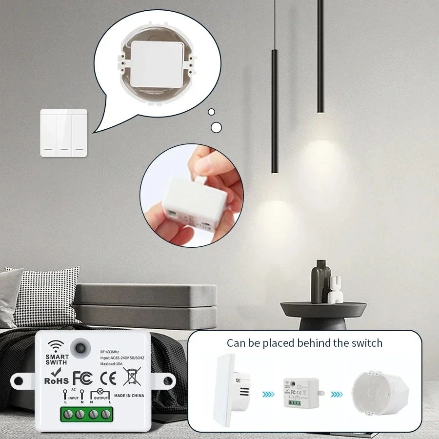RF 433MHz Wireless Remote Cont – обзор и цена Smart Accessories