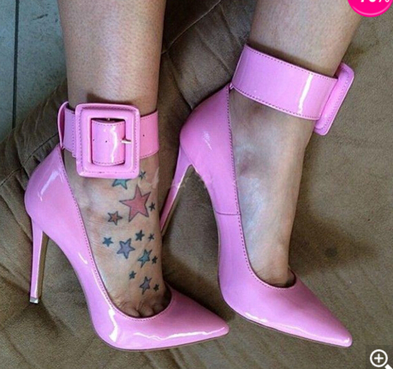 Ladies Charming Pink Patent Le – обзор и цена Leather Classic Strap