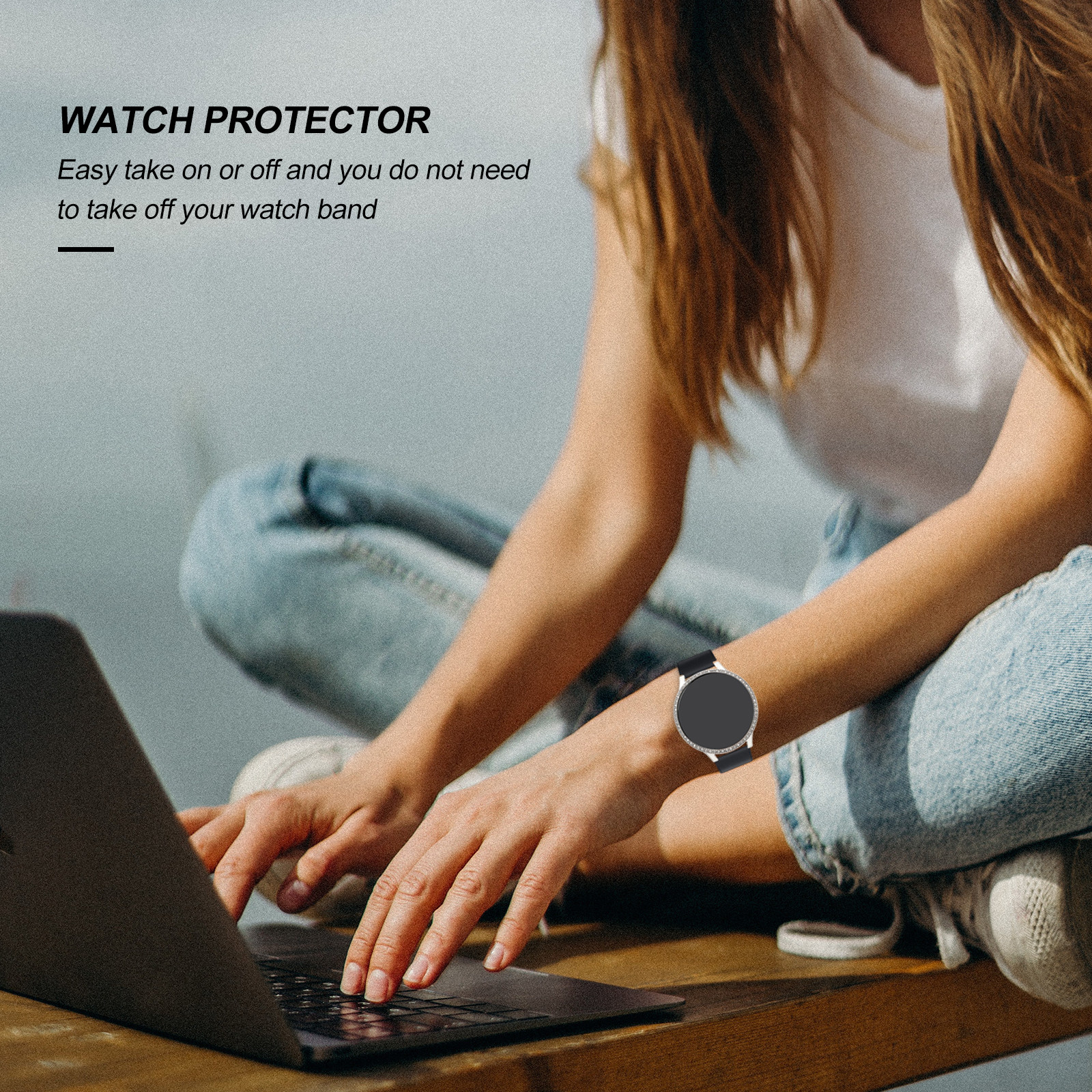 2Pcs Glitter Watch Protector S – обзор и цена Smartwatch Case