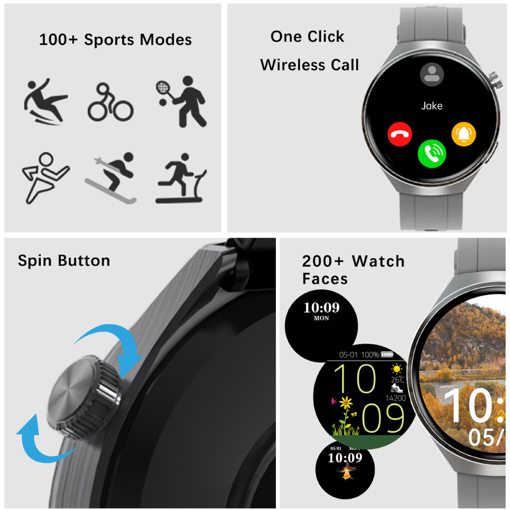 One Click Wireless Call Smartw – обзор и цена Smartwatch Face