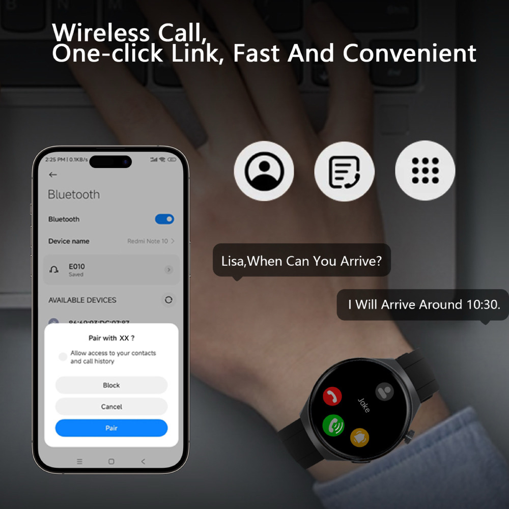 One Click Wireless Call Smartw – обзор и цена Smartwatch Face
