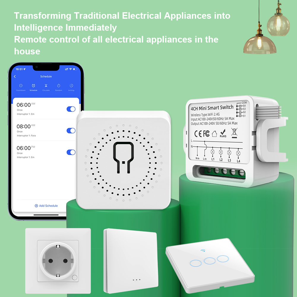 Tuya WiFi Smart Switch 1/2/3/4 – обзор и цена Smart Accessories
