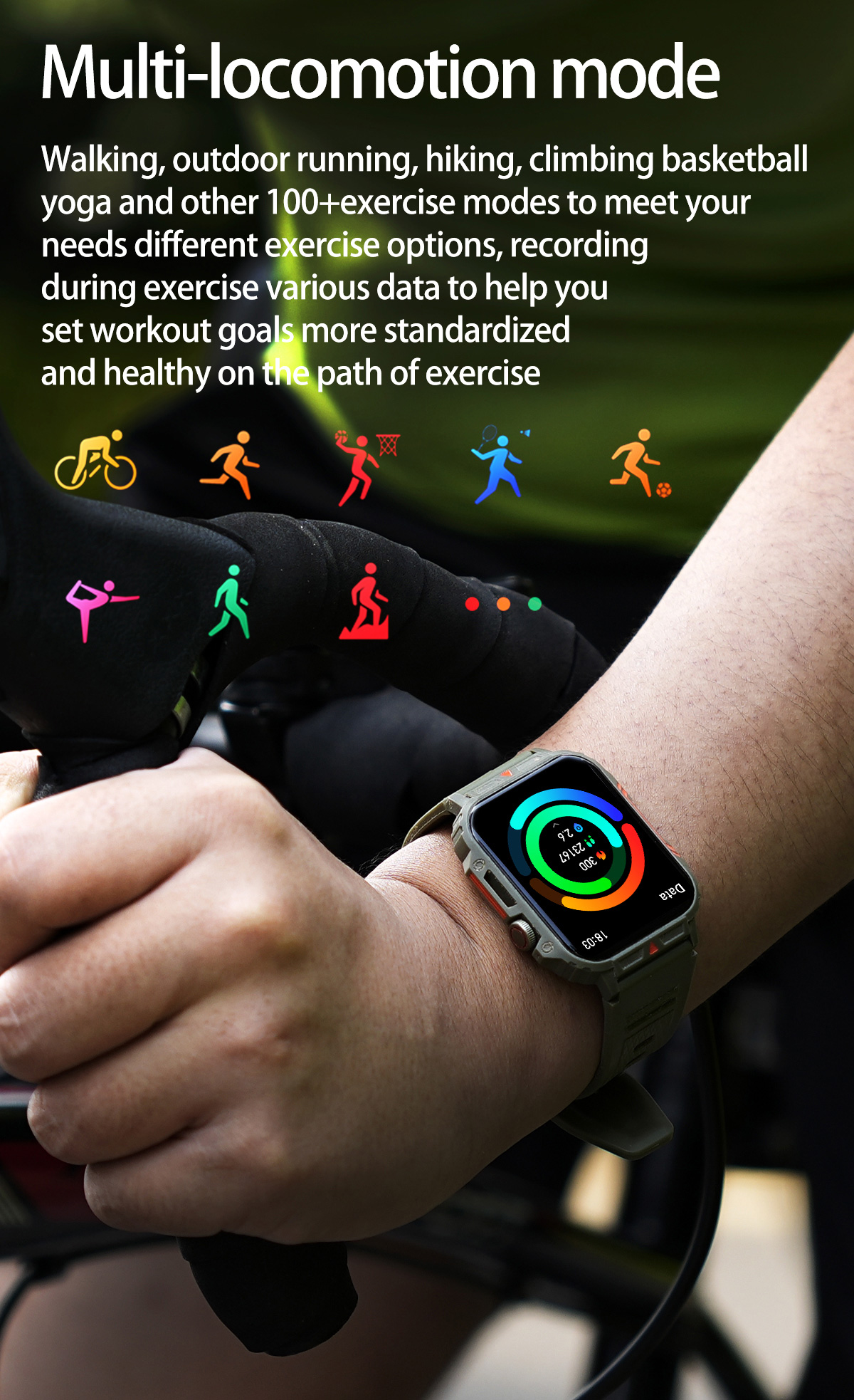 1.91 Outdoor Military Smart Wa – обзор и цена Smartwatch Face