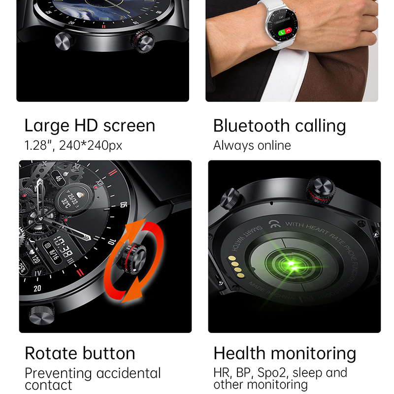 GPS ECG+PPG Bluetooth Call Sma – обзор и цена Smartwatch Face