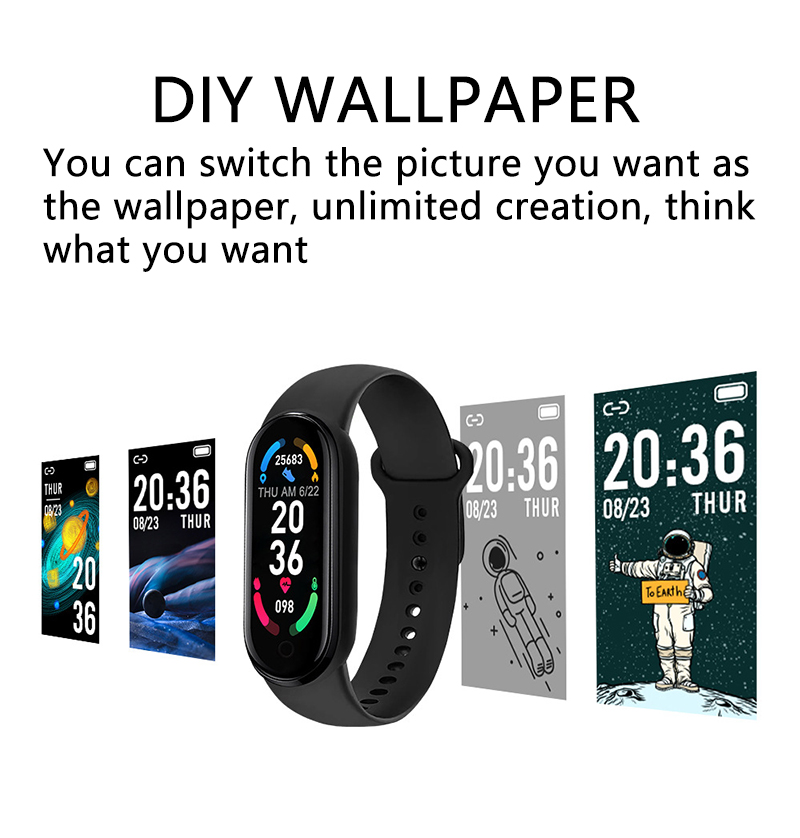 M6 Smart Watch Men Women Fitne – обзор и цена Android Smartwatch Accessories