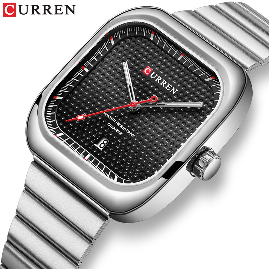 CURREN Fashion Square Men's Bu – обзор и цена Smartwatch Guess