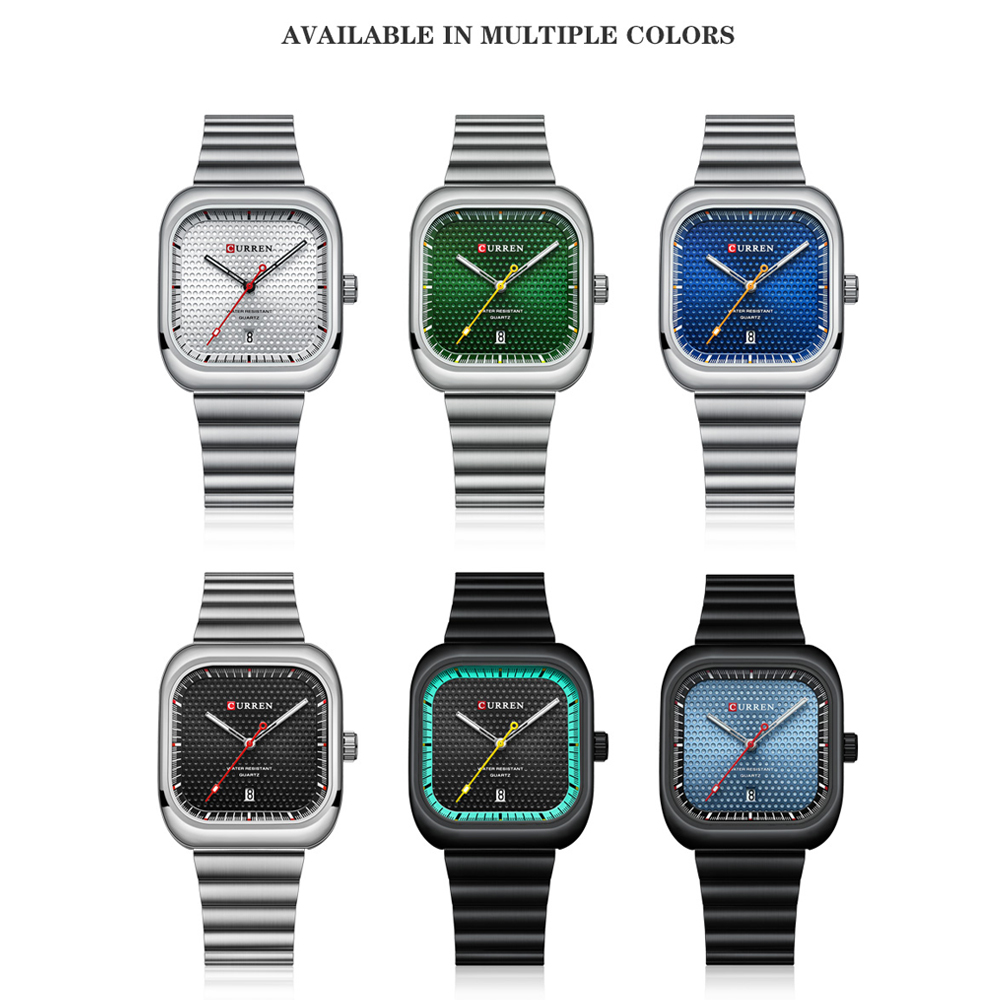 CURREN Fashion Square Men's Bu – обзор и цена Smartwatch Guess