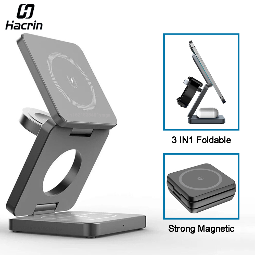 Wireless Charger 3 in 1 Foldab – обзор и цена Watch Charger Cable