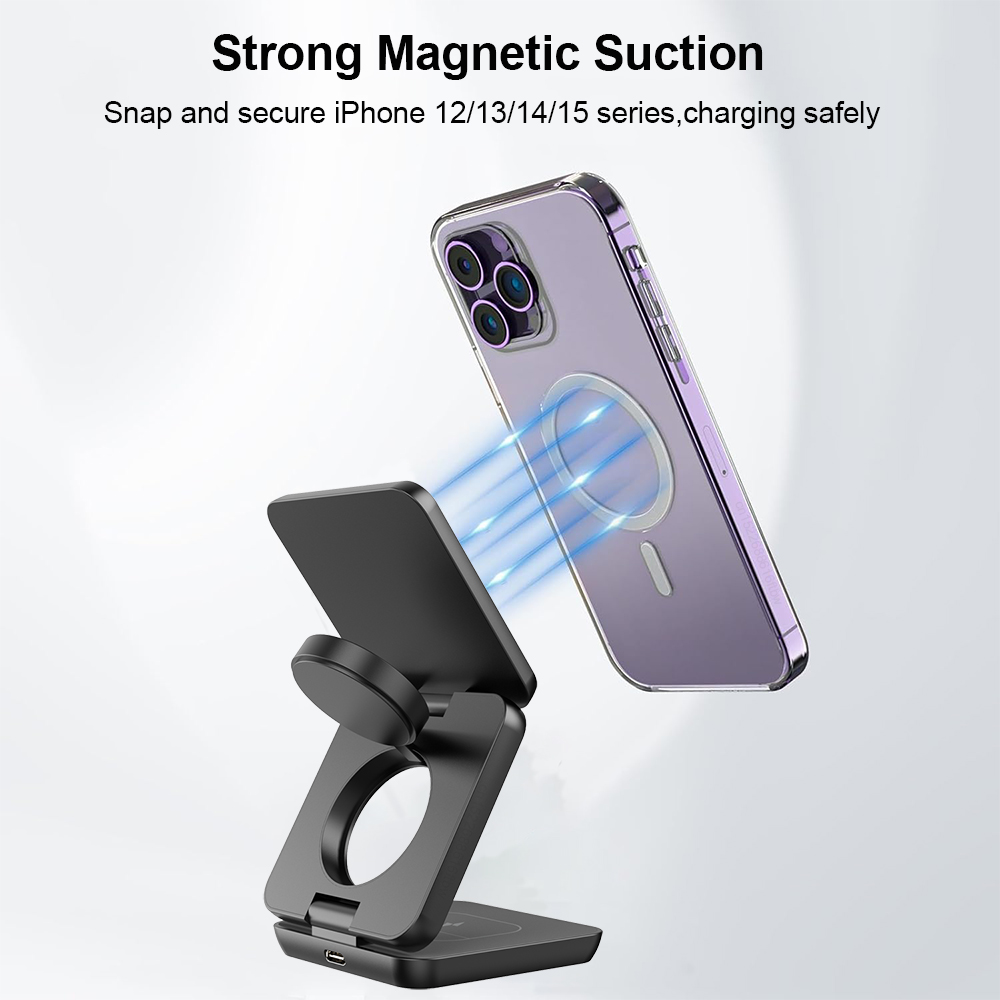 Wireless Charger 3 in 1 Foldab – обзор и цена Watch Charger Cable