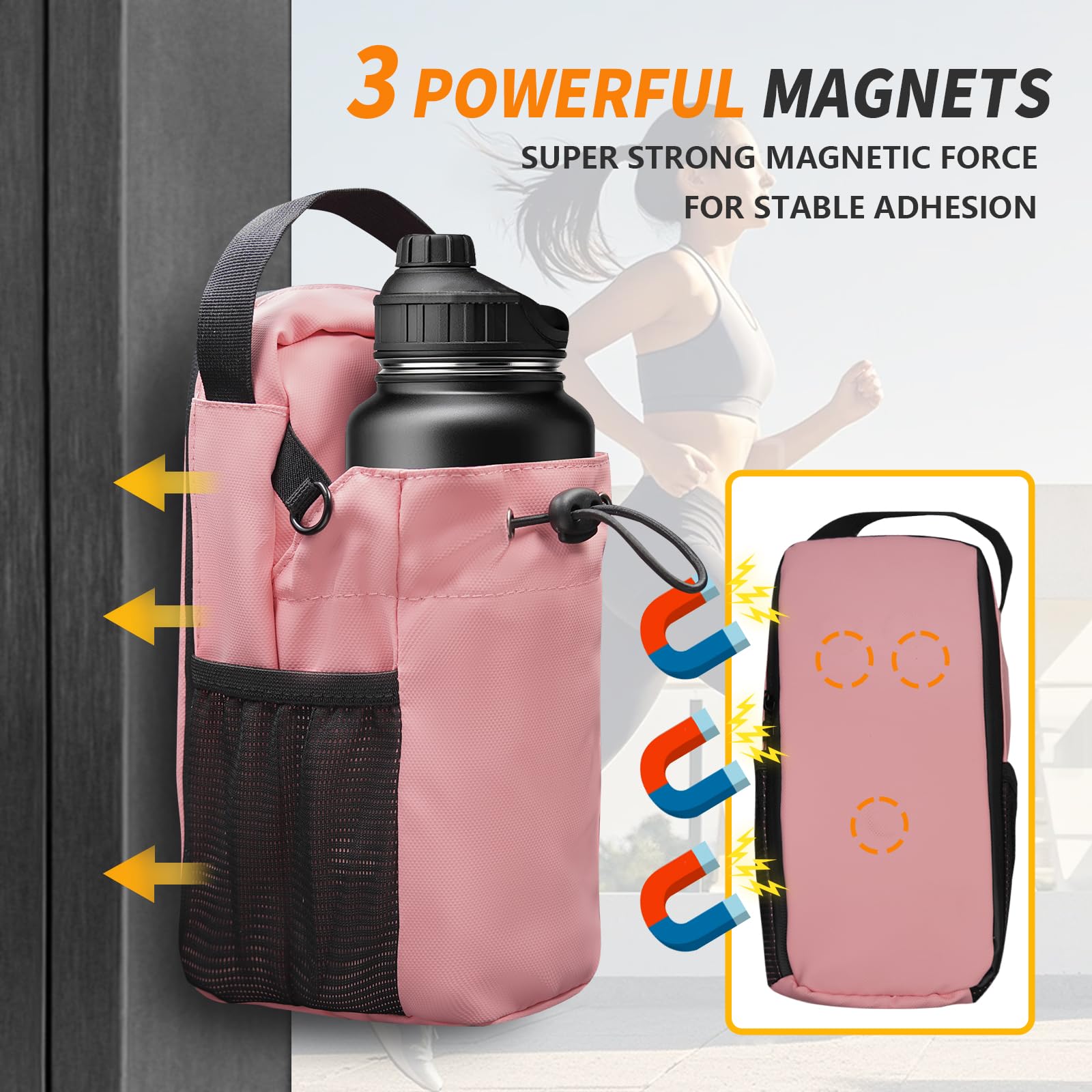 WOOJACK Magnetic Gym Bag for W – обзор и цена Rugged Sport Strap