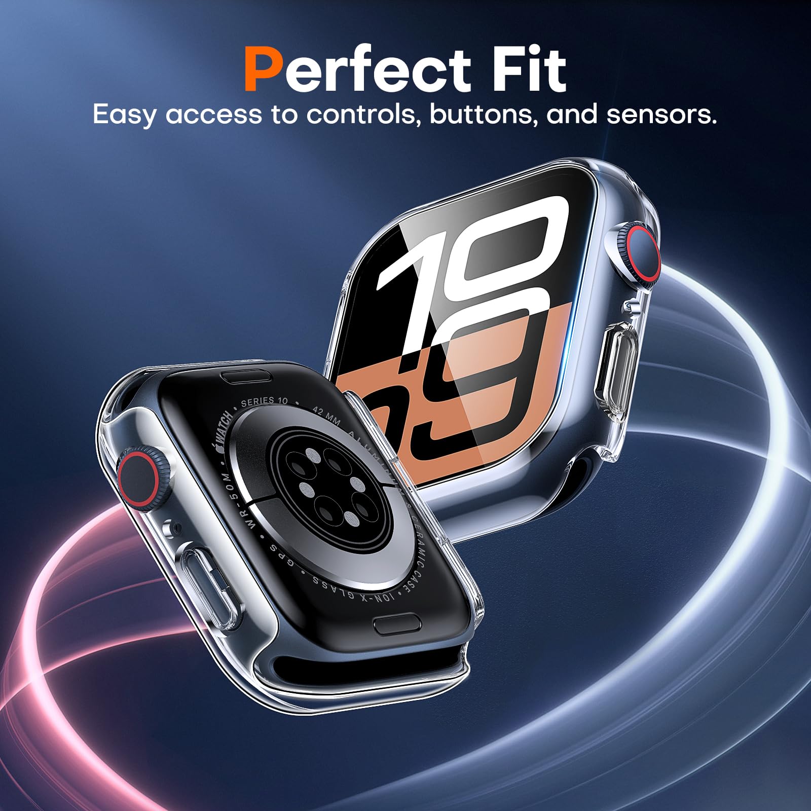 2pcs Tempered Glass Case For A – обзор и цена Smartwatch Case