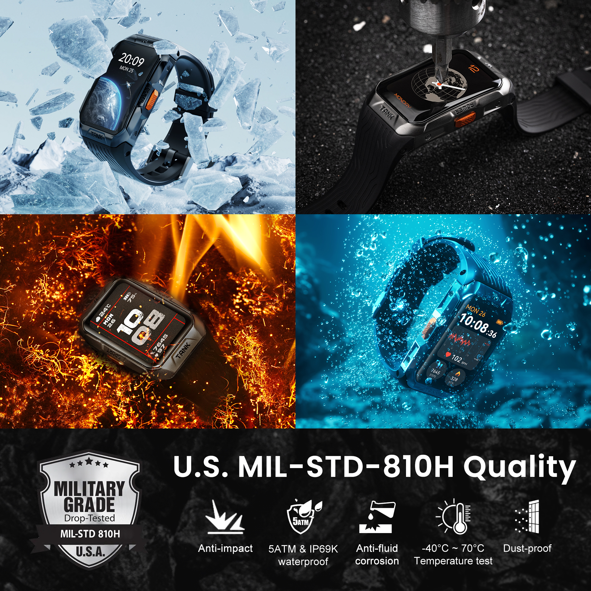 2025 KOSPET TANK X2 Ultra Smar – обзор и цена Smartwatch X2