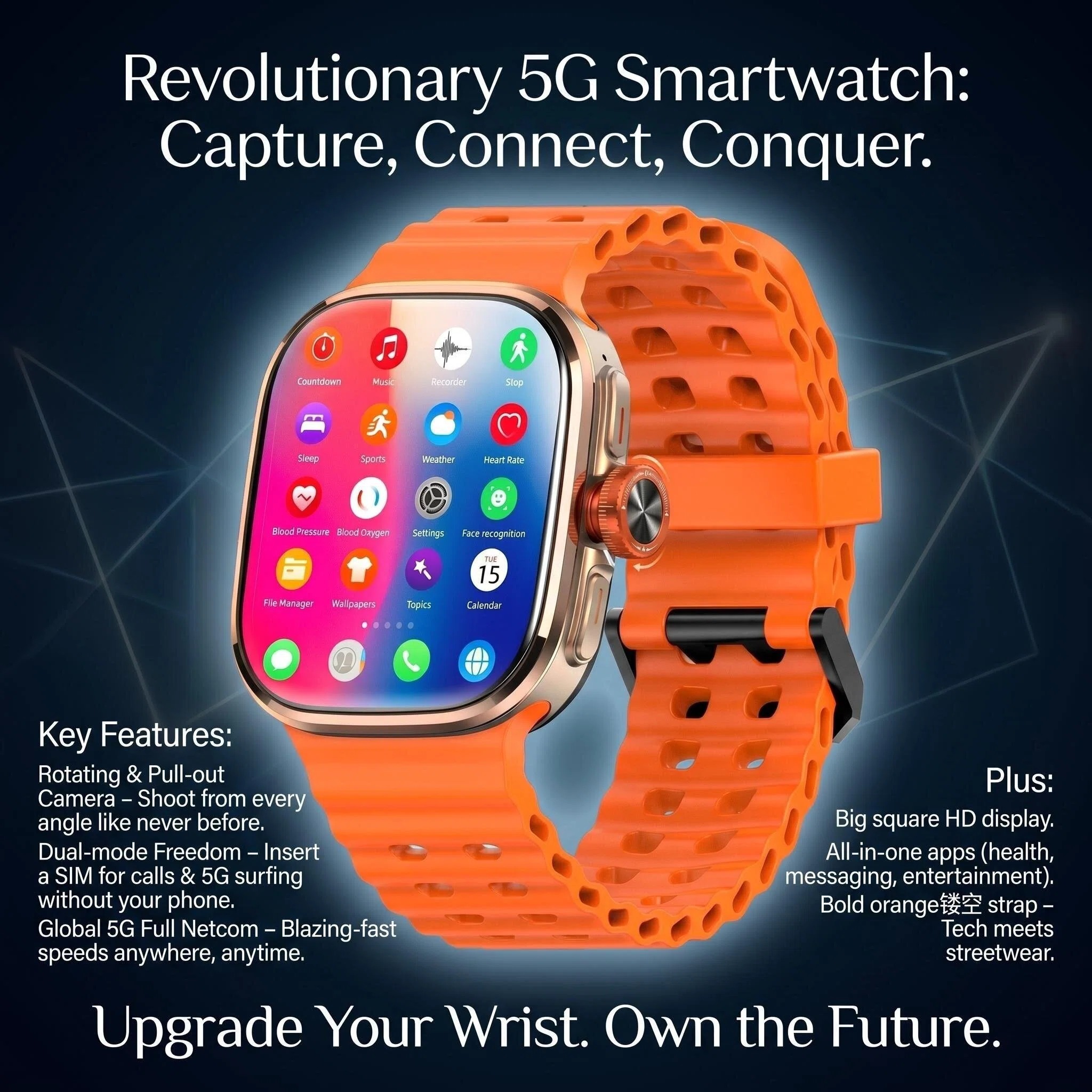 New Smartwatch 5G LTE Android  – обзор и цена Smartwatch Face