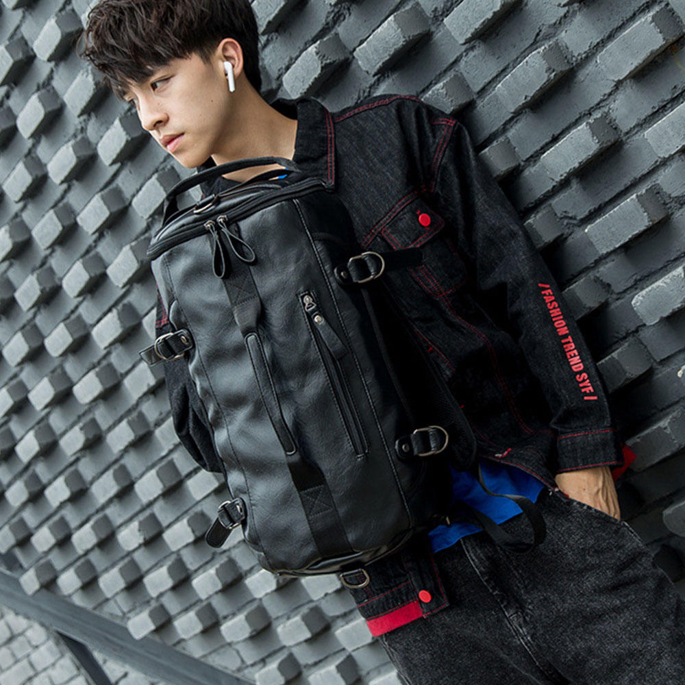 Men Leather Bucket Backpack Mu – обзор и цена Leather Classic Strap