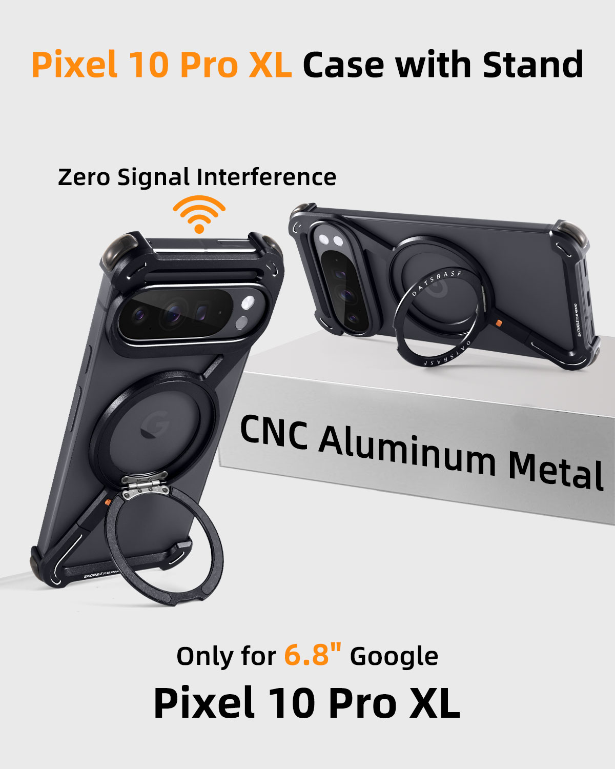 Oatsbasf Metal Phone Case for  – обзор и цена Magnetic Charging Stand