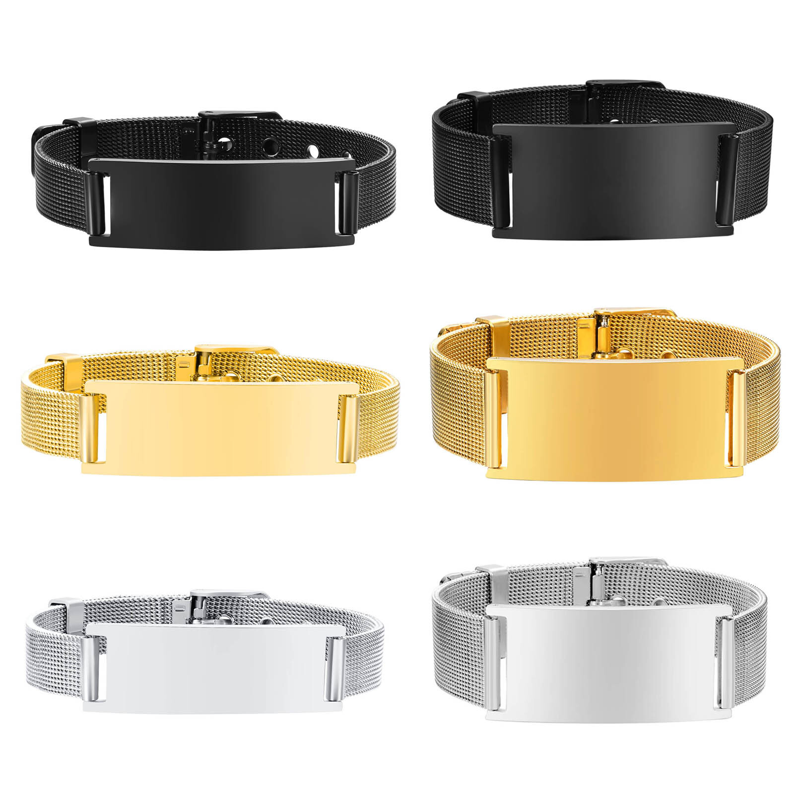 Personalized Photo Bracelet, S – обзор и цена Stainless Mesh Band