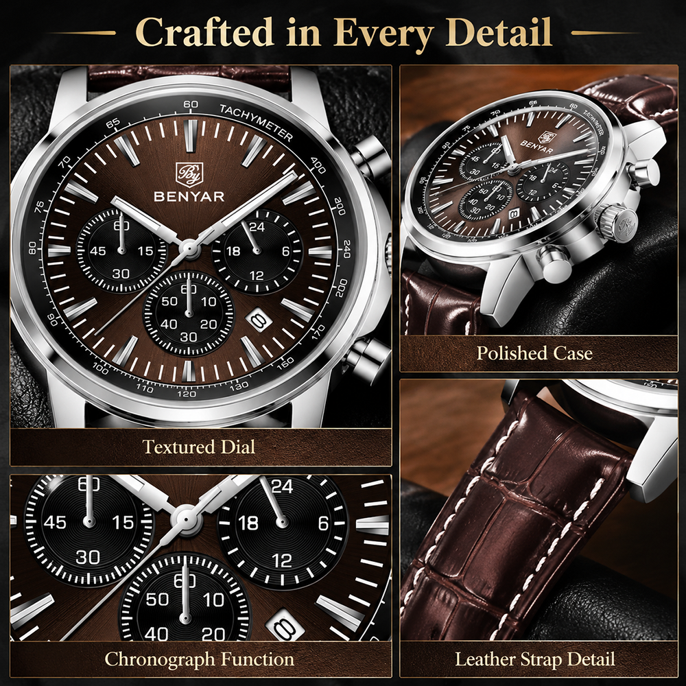 BENYAR Top brand multifunction – обзор и цена Accessories With Watch