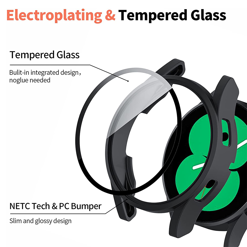Tempered Glass+ PC Cover for S – обзор и цена Samsung Smartwatch Accessories