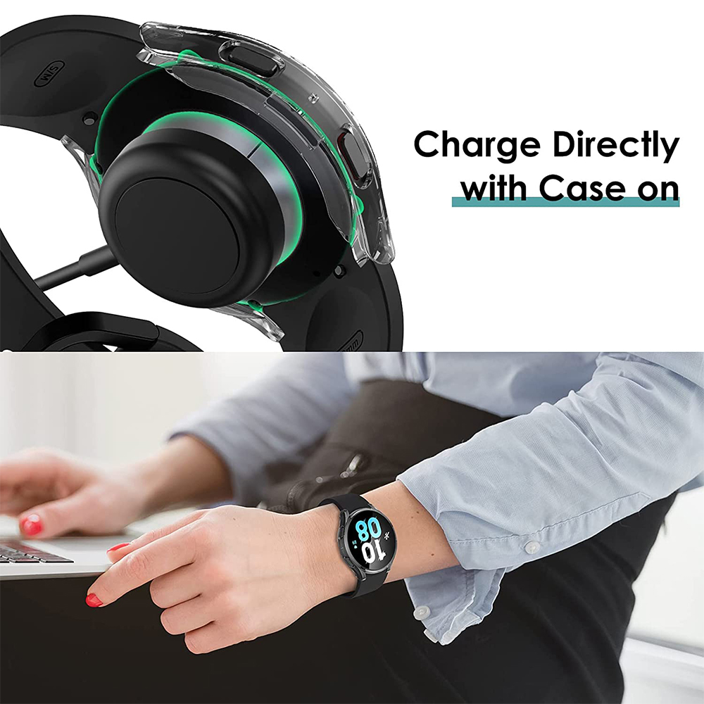 Tempered Glass+ PC Cover for S – обзор и цена Samsung Smartwatch Accessories