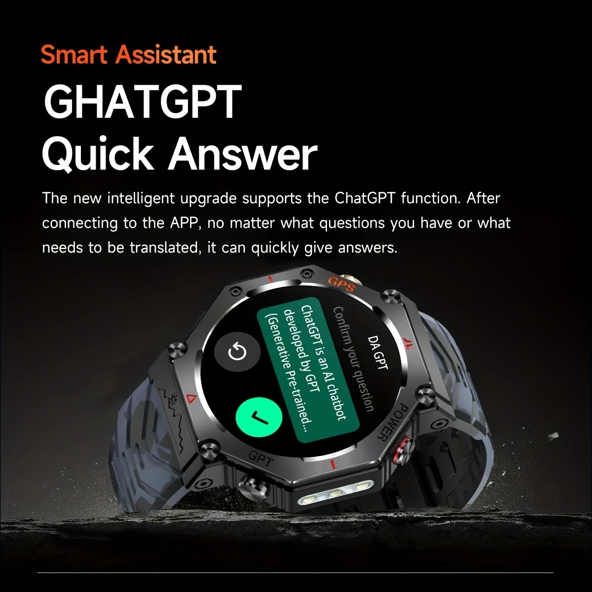 2026 New ChatGPT AI assistant  – обзор и цена Android Smartwatch Accessories