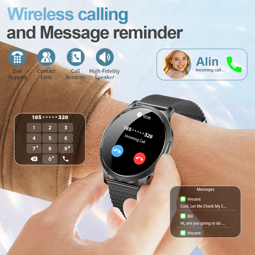 LIGE Ultra Thin Fashion Women  – обзор и цена Smartwatch Custom