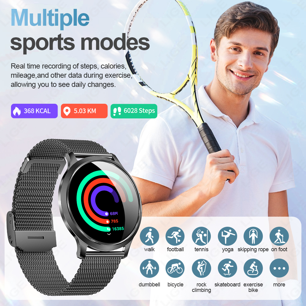 LIGE Ultra Thin Fashion Women  – обзор и цена Smartwatch Custom