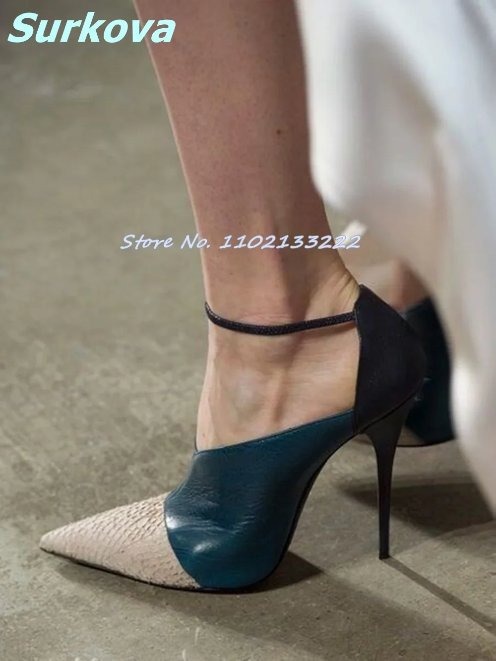 Sexy Patchwork Leather Pumps C – обзор и цена Leather Classic Strap