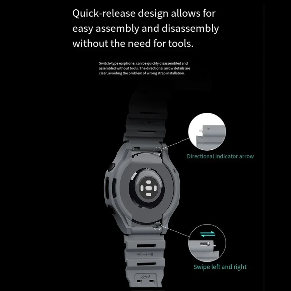 Silicone Straps For Samsung Fo – обзор и цена Android Smartwatch Accessories