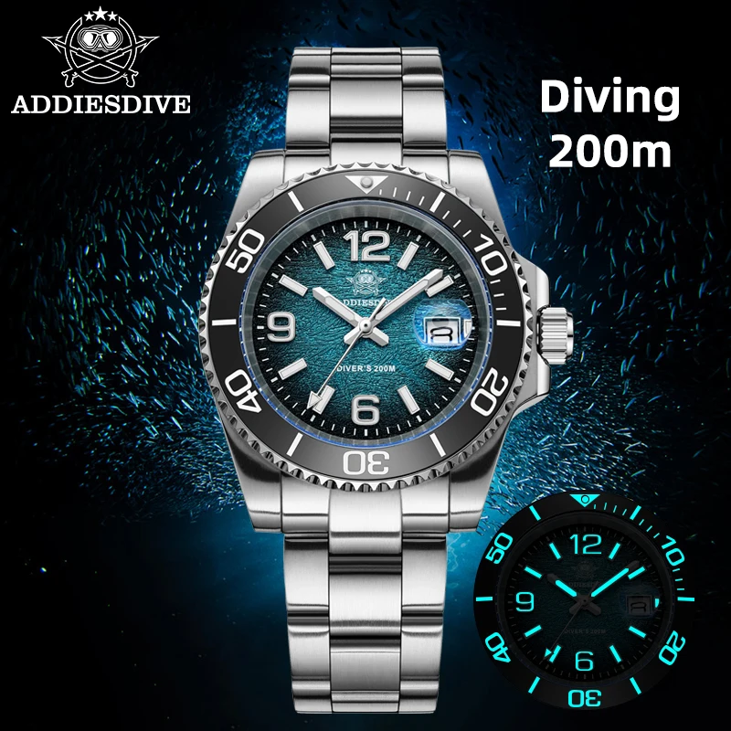 ADDIESDIVE 41mm Men Diving Wat – обзор и цена Accessories With Watch