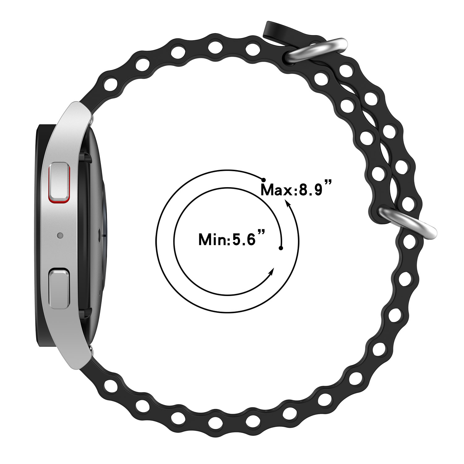 22mm Ocean Strap For OnePlus W – обзор и цена Smartwatch X2