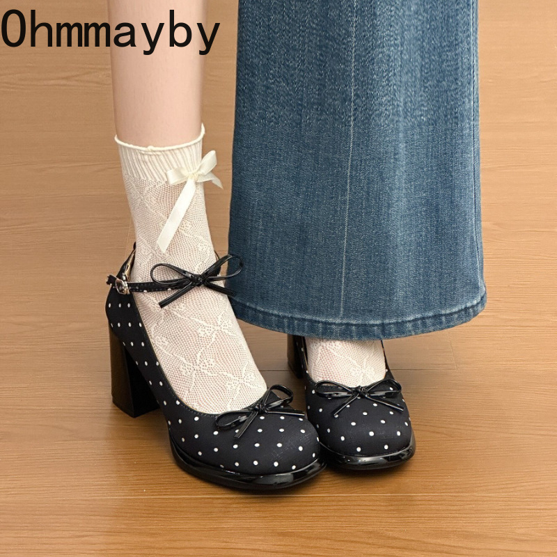 Platform Thick Heel Women Mary – обзор и цена Leather Classic Strap