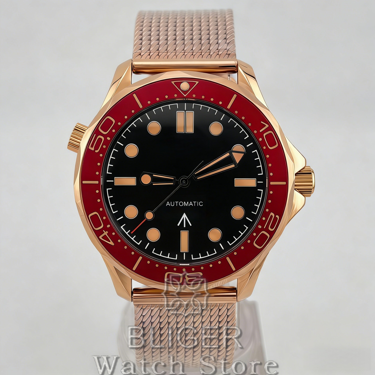 BLIGER Vintage Bronze Rose Gol – обзор и цена Stainless Mesh Band