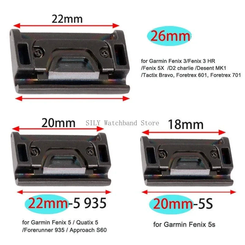 2PCS  Quick-Fit Metal Bands Co – обзор и цена Watch Band Connector
