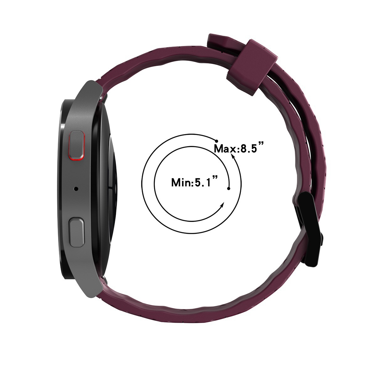 22mm Silicone Strap For Garmin – обзор и цена Silicone Band Replacement