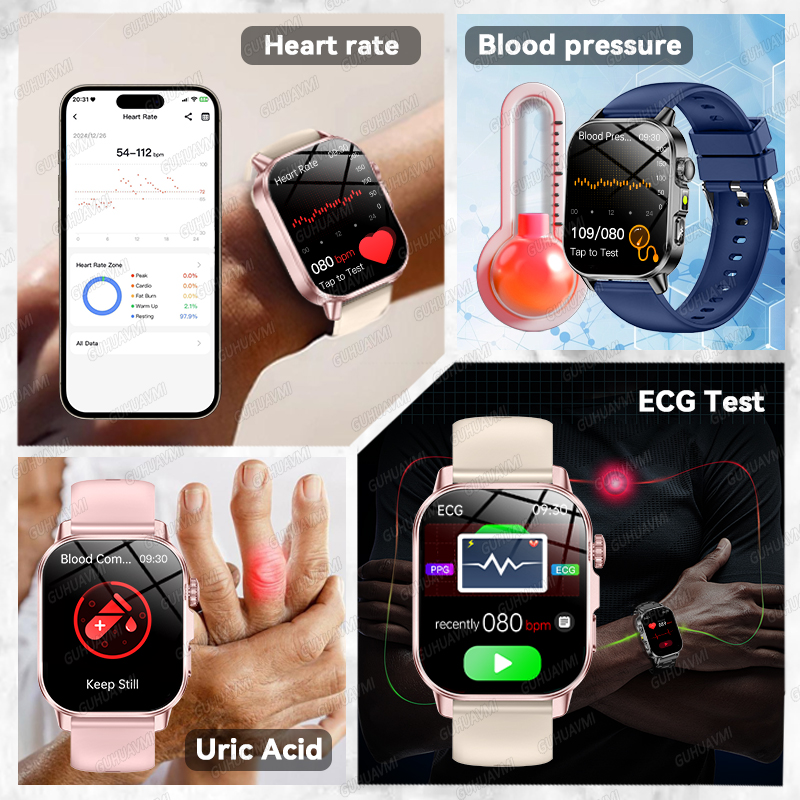 GUHUAVMI 2026 New Precise Heal – обзор и цена Android Smartwatch Accessories