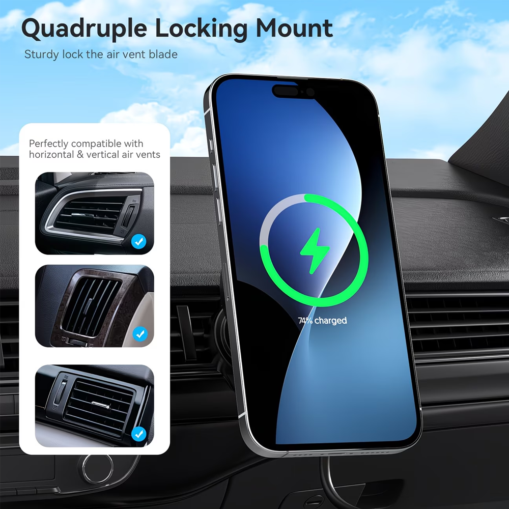 Magnetic Car Wireless Charger  – обзор и цена Magnetic Charging Stand
