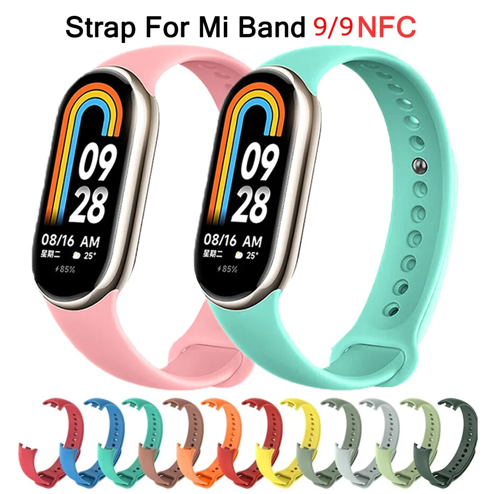 Strap for Xiaomi Mi Band 9/9 N – обзор и цена Silicone Band Replacement