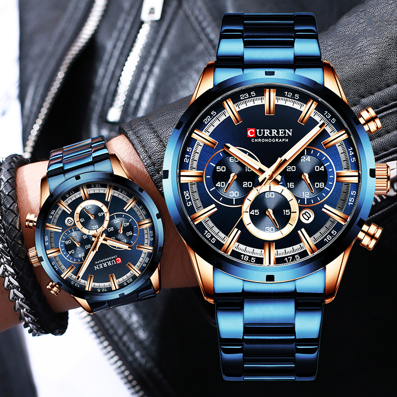Curren Men's Watch Blue Dial S – обзор и цена Smartwatch Guess