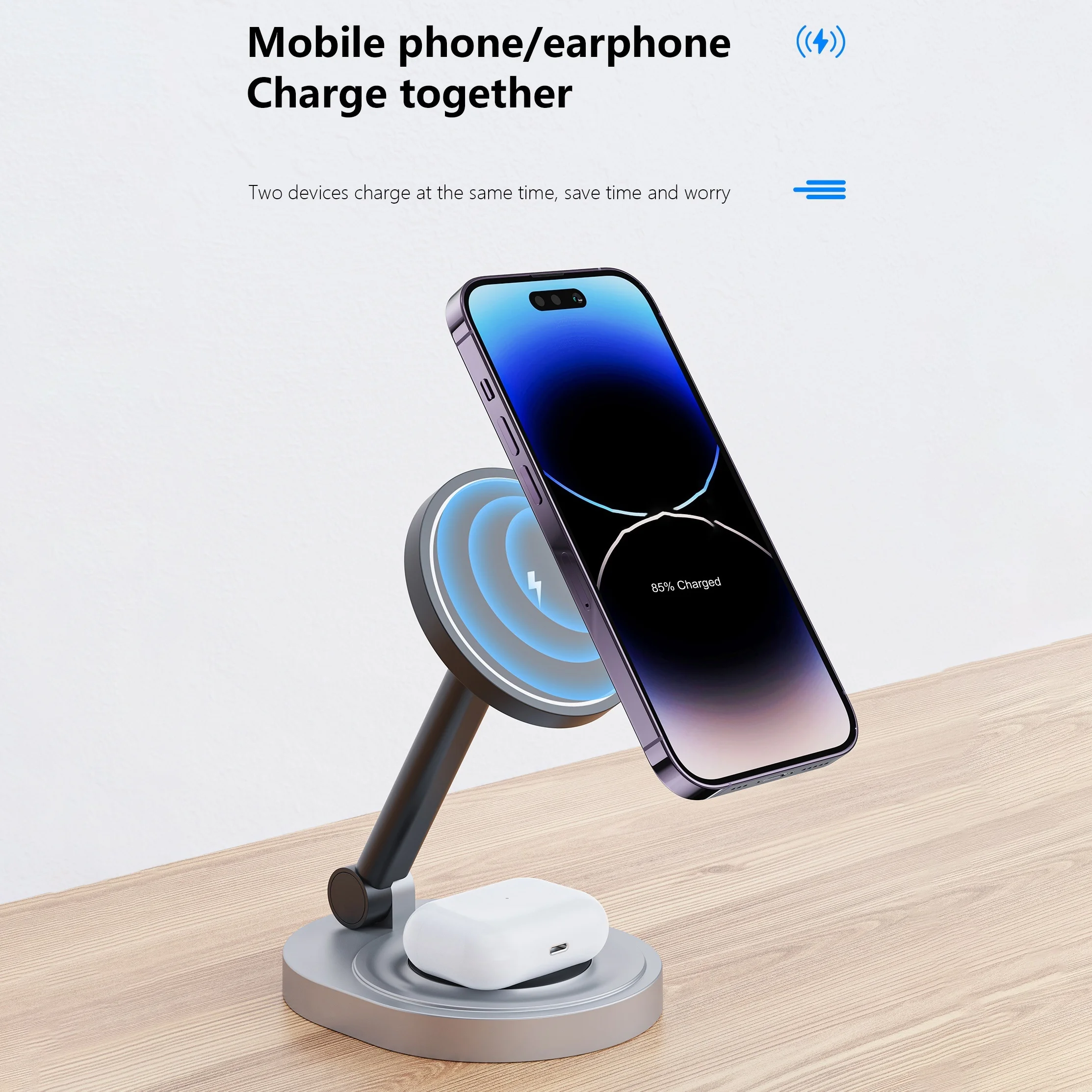 2 In 1 Magnetic Wireless Charg – обзор и цена Magnetic Charging Stand