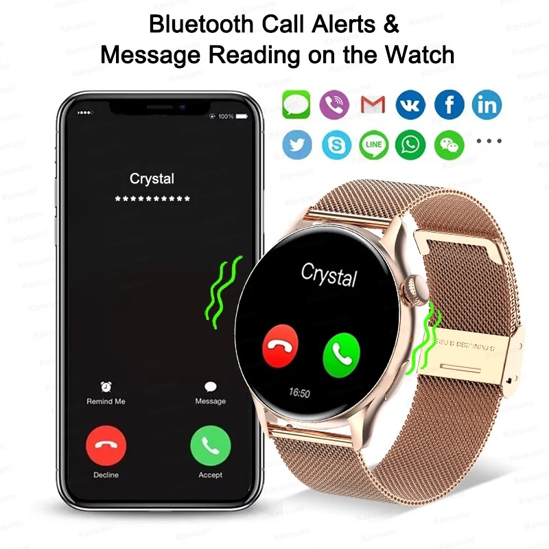 Women Smartwatch NFC AMOLED Sc – обзор и цена Smartwatch Custom
